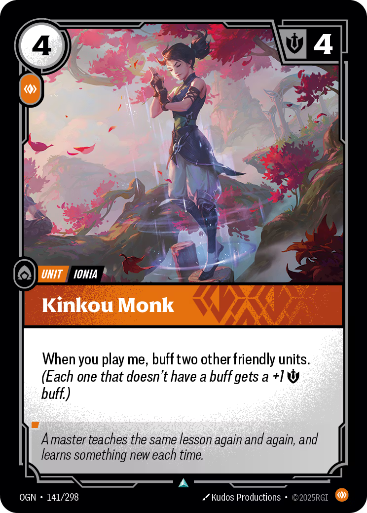 141/298 Kinkou Monk - Uncommon - Origins