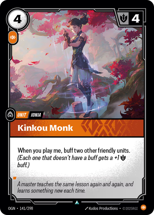 141/298 Kinkou Monk - Uncommon - Origins
