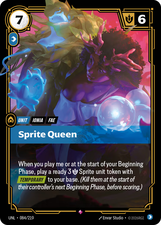 084/219 Sprite Queen - Rare - Unleashed