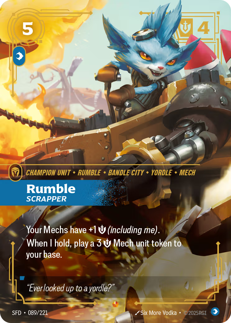 089/221 Rumble, Scrapper - Epic - Spiritforged