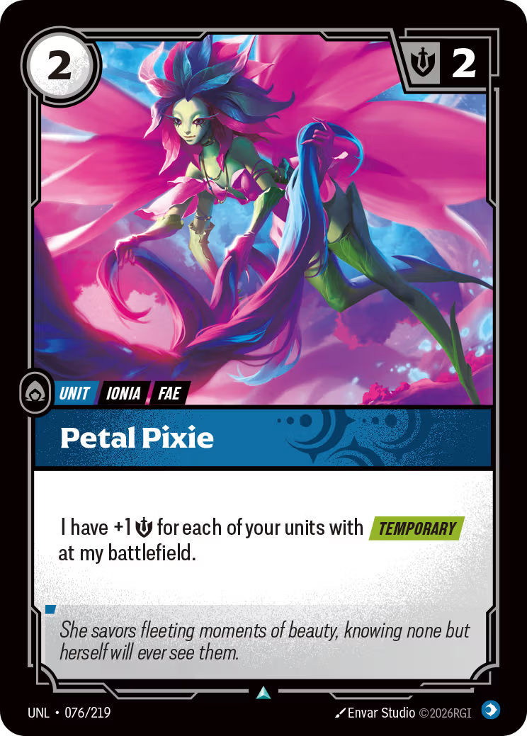 076/219 Petal Pixie - Uncommon - Unleashed
