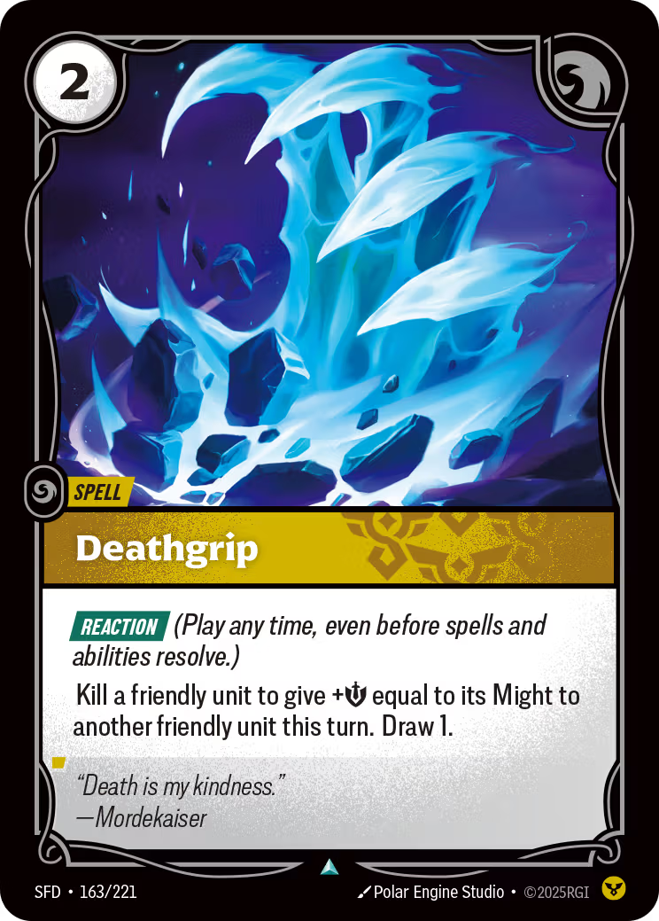163/221 Deathgrip - Uncommon - Spiritforged
