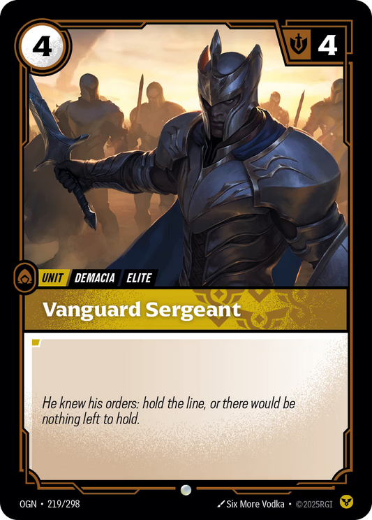 219/298 Vanguard Sergeant - Common - Origins