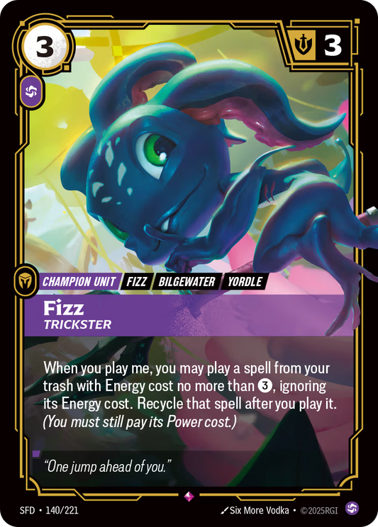 140/221 Fizz, Trickster - Rare - Spiritforged