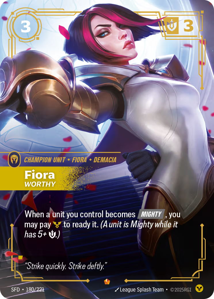 180/221 Fiora, Worthy - Epic - Spiritforged
