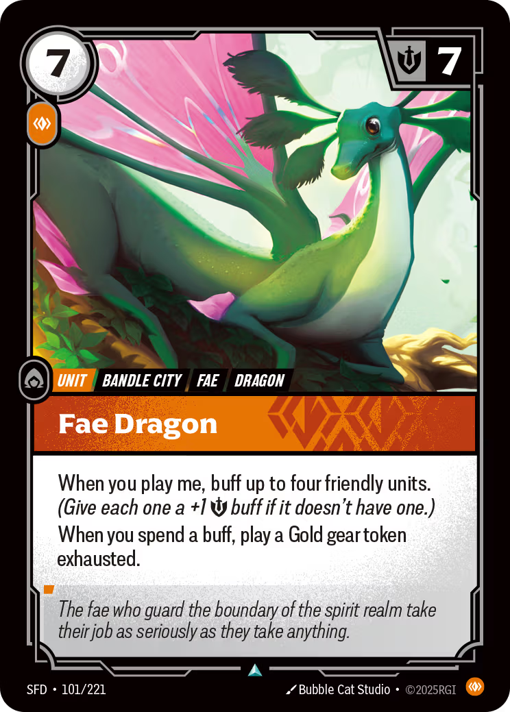 101/221 Fae Dragon - Uncommon - Spiritforged