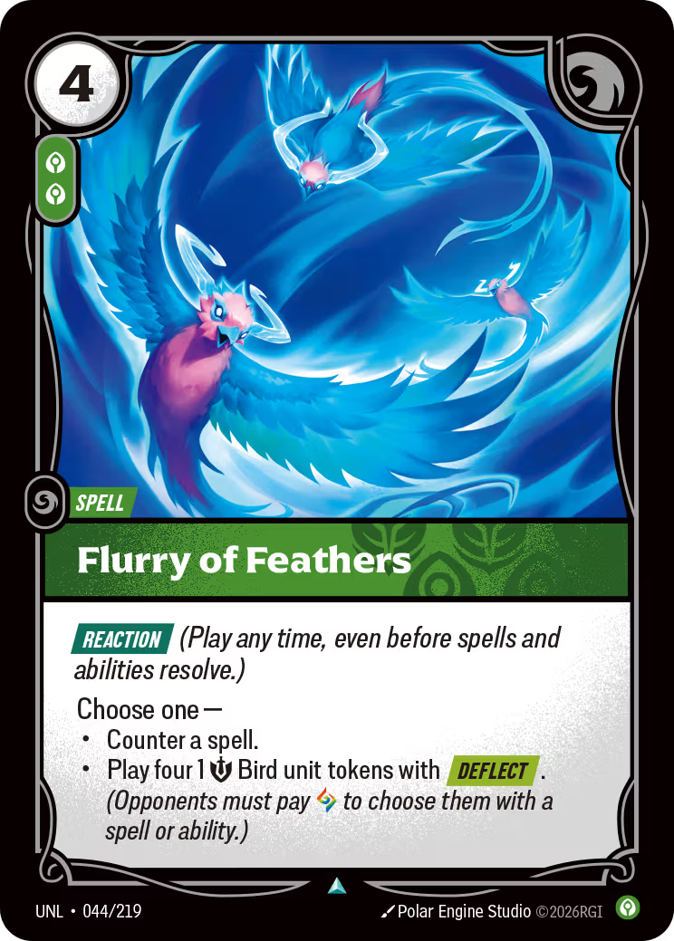 044/219 Flurry of Feathers - Uncommon - Unleashed