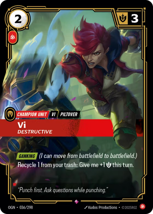 036/298 Vi, Destructive - Rare - Origins