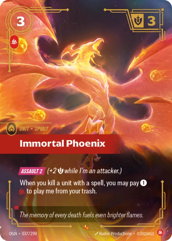037/298 Immortal Phoenix - Epic - Origins