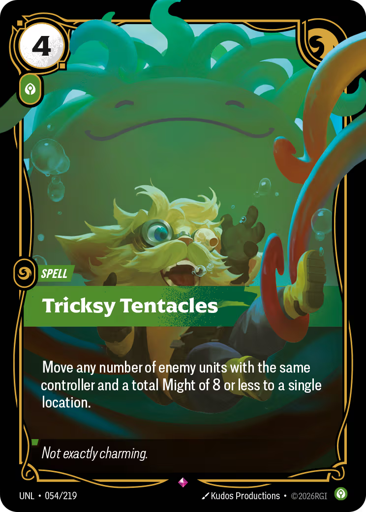 054/219 Tricksy Tentacles - Rare - Unleashed