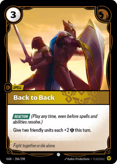 206/298 Back to Back - Common - Origins