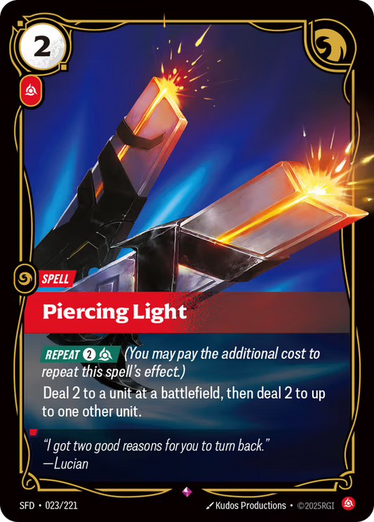 023/221 Piercing Light - Rare - Spiritforged