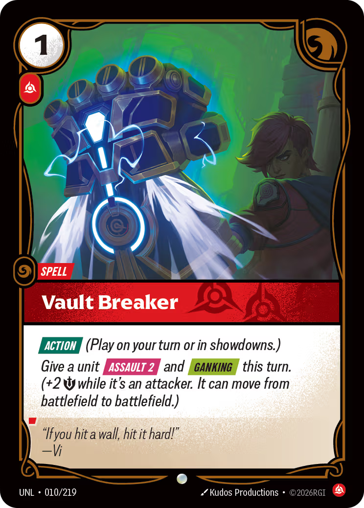 010/219 Vault Breaker - Common - Unleashed