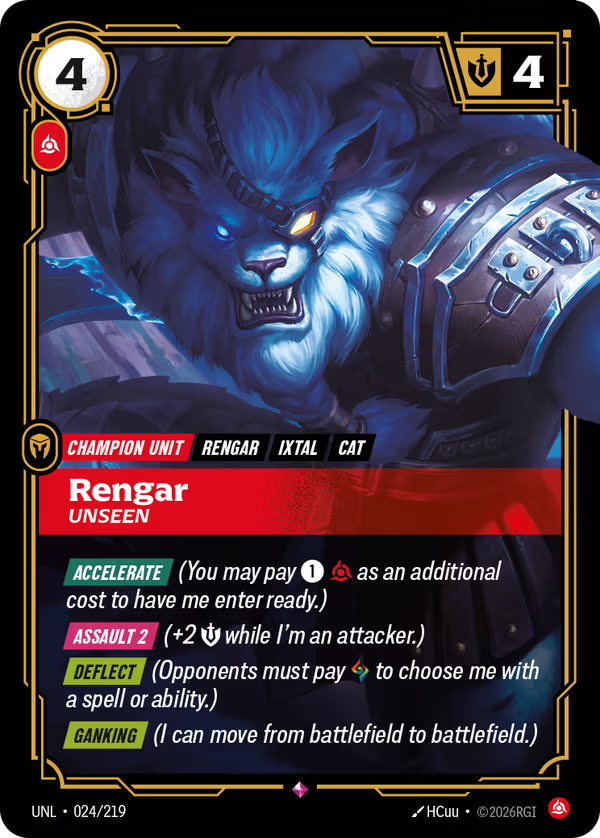 024/219 Rengar, Unseen - Rare - Unleashed