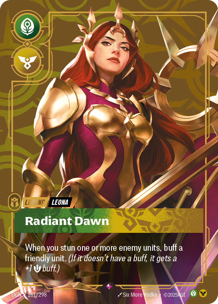 261/298 Leona - Radiant Dawn - Legend - Origins