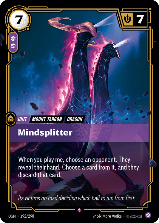 192/298 Mindsplitter - Rare - Origins
