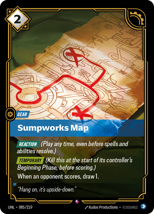 085/219 Sumpworks Map - Rare - Unleashed