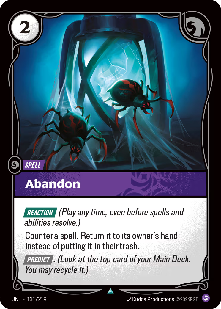 131/219 Abandon - Uncommon - Unleashed