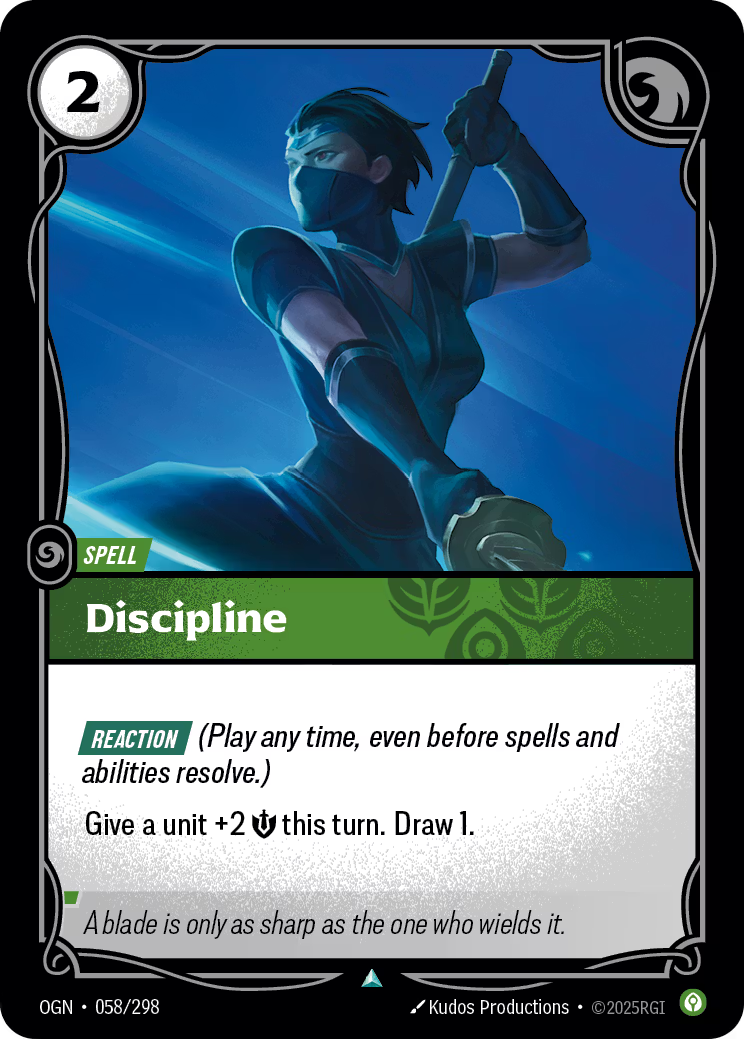 058/298 ￼ Discipline - Uncommon - Origins