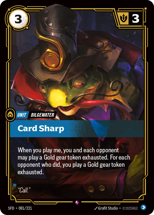 081/221 Card Sharp - Rare - Spiritforged