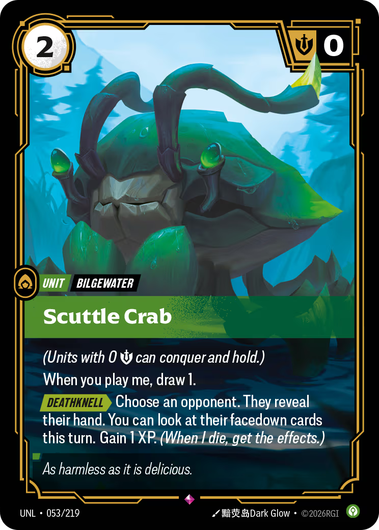 053/219 Scuttle Crab - Rare - Unleashed