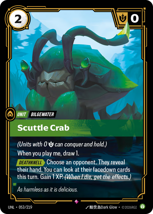 053/219 Scuttle Crab - Rare - Unleashed