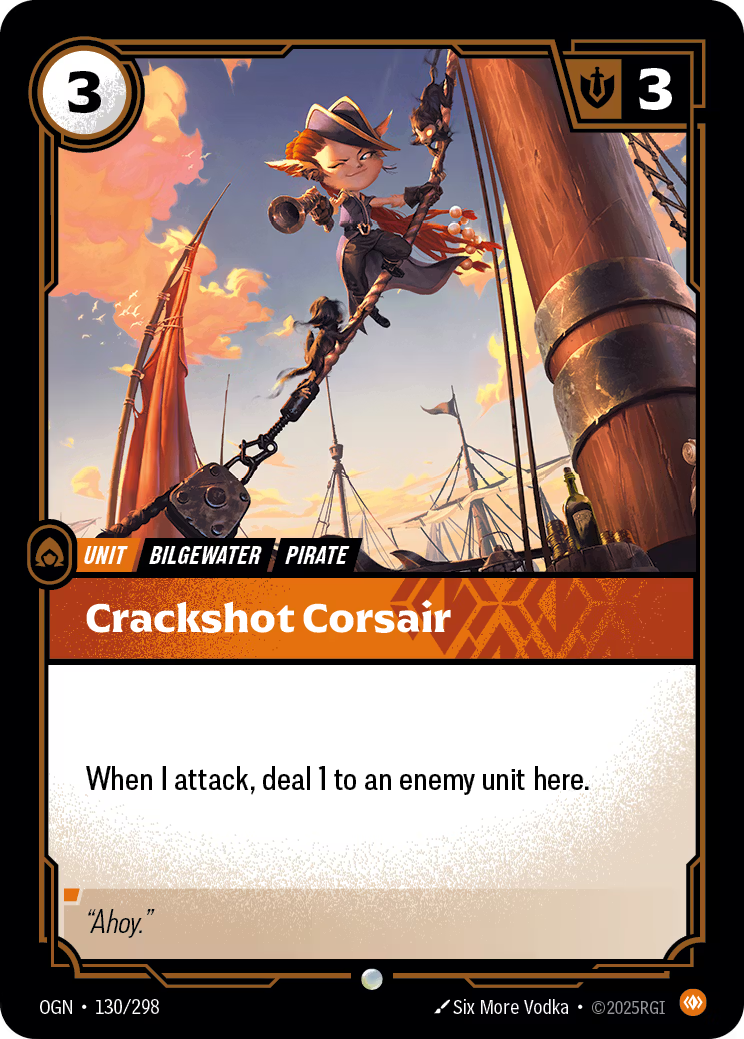 130/298 Crackshot Corsair - Common - Origins