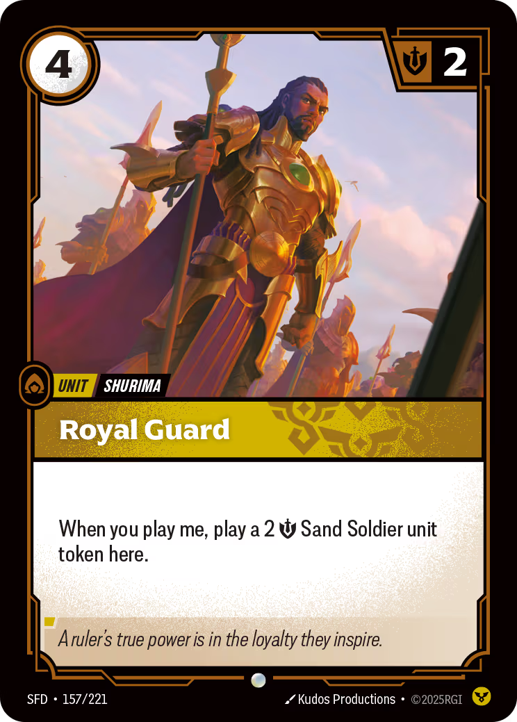 157/221 Royal Guard - Common - Spiritforged