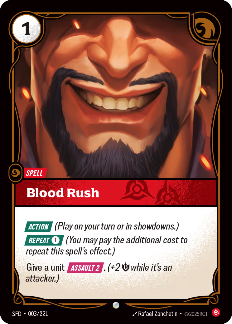 003/221 Blood Rush - Common - Spiritforged