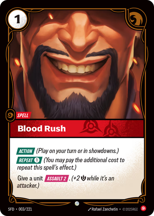 003/221 Blood Rush - Common - Spiritforged
