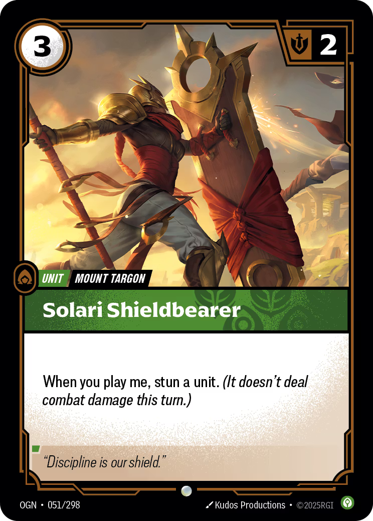 051/298 Solari Shieldbearer - Common - Origins