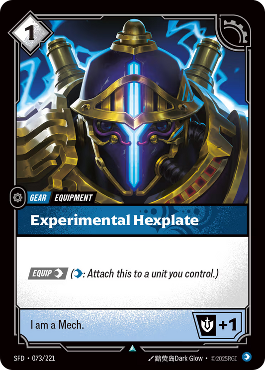 073/221 Experimental Hexplate - Uncommon - Spiritforged