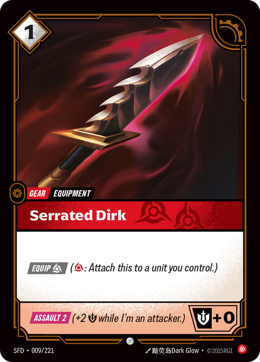 009/221 Serrated Dirk - Common - Spiritforged