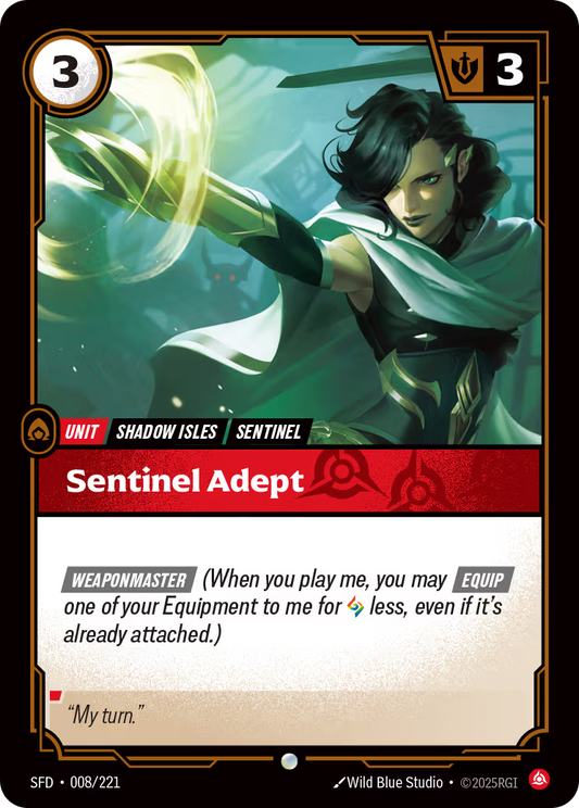 008/221 Sentinel Adept - Common - Spiritforged