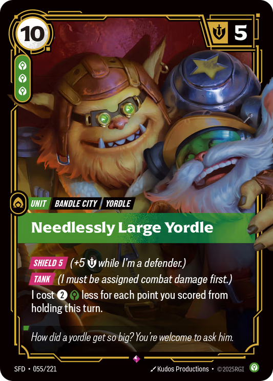 055/221 Needlessly Large Yordle - Rare - Spiritforged