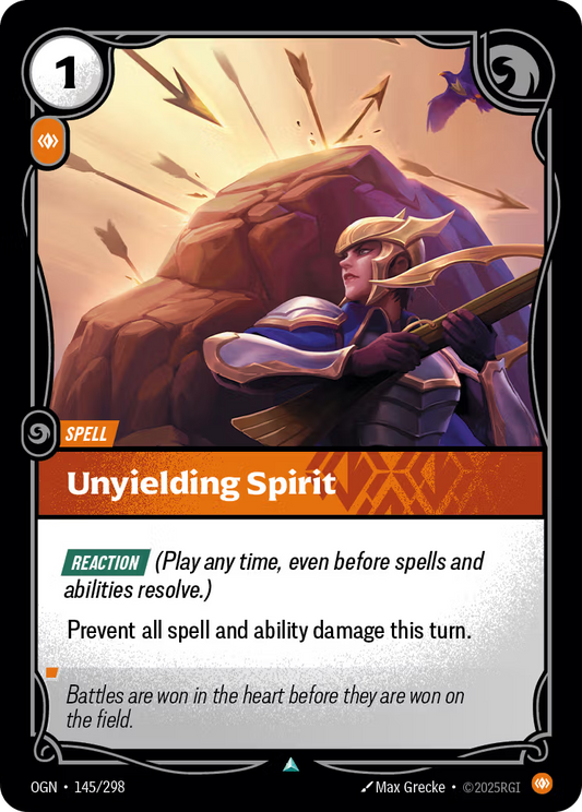 145/298 Unyielding Spirit - Uncommon - Origins
