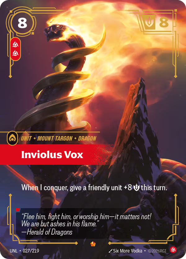027/219 Inviolus Vox - Epic - Unleashed