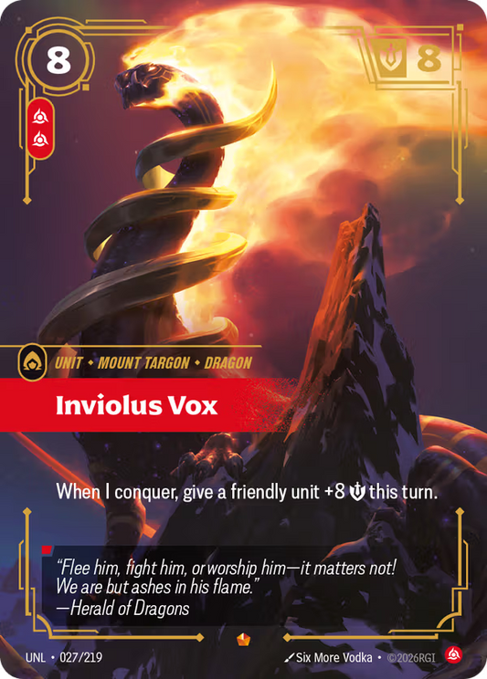 027/219 Inviolus Vox - Epic - Unleashed