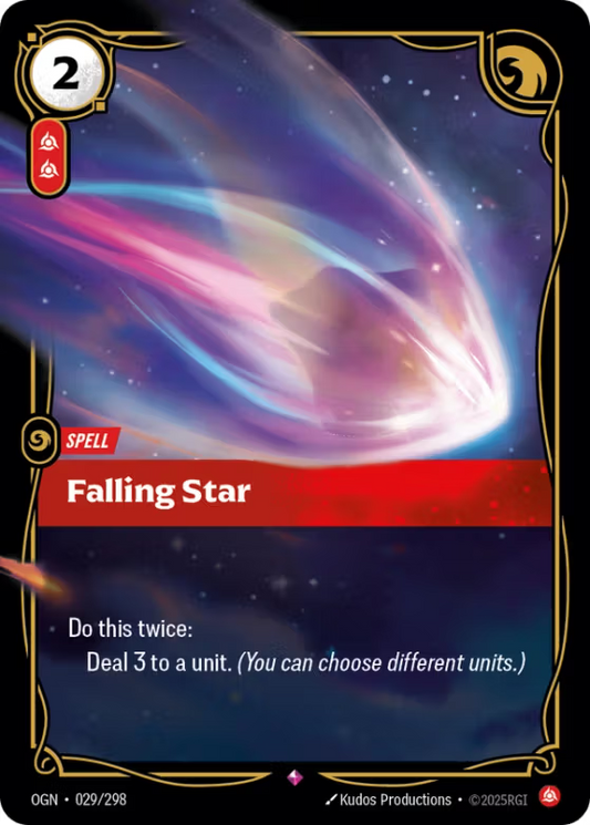 029/298 Falling Star - Rare - Origins