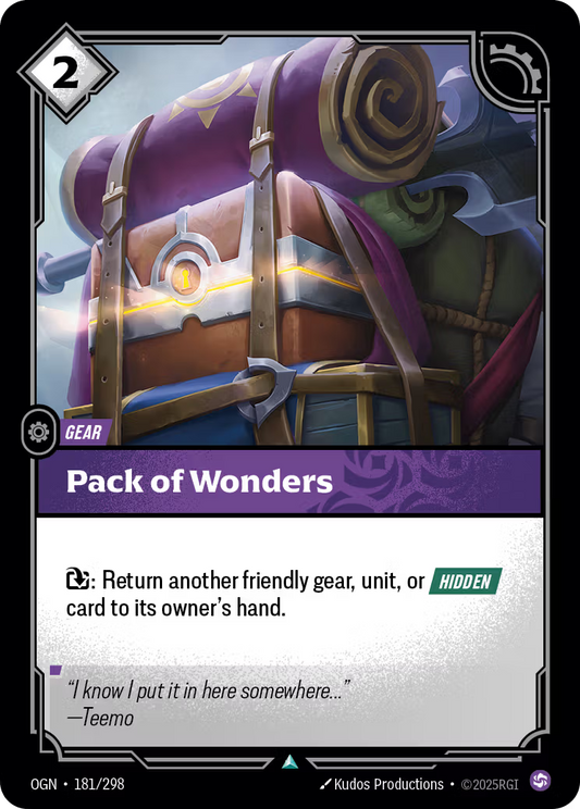 181/298 Pack of Wonders - Uncommon - Origins