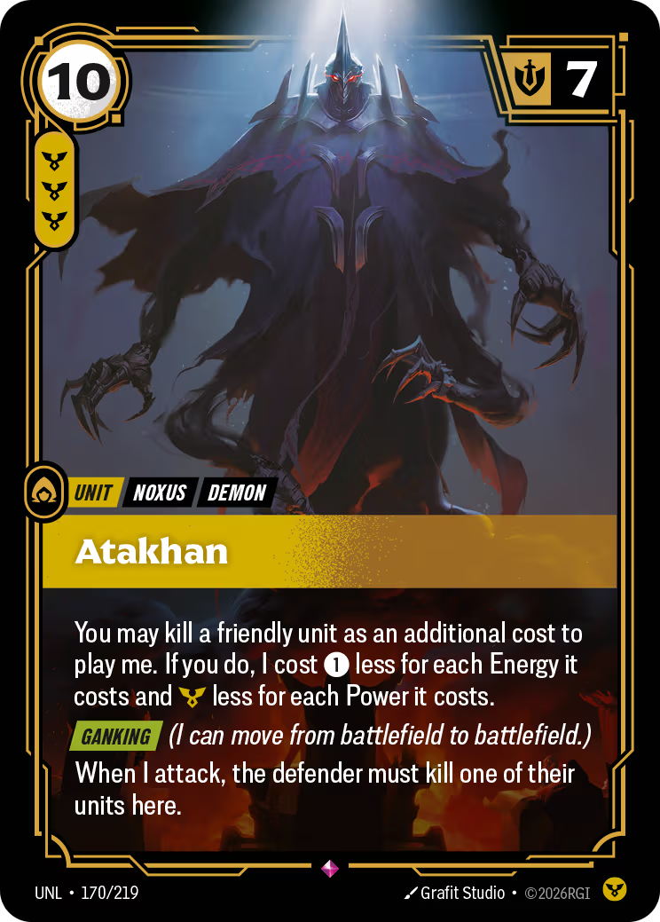 170/219 Atakhan - Rare - Unleashed