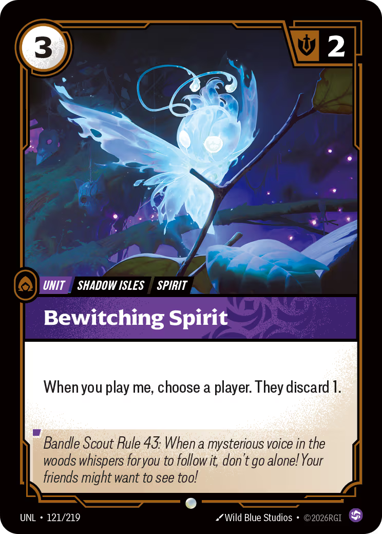 121/219 Bewitching Spirit - Common - Unleashed