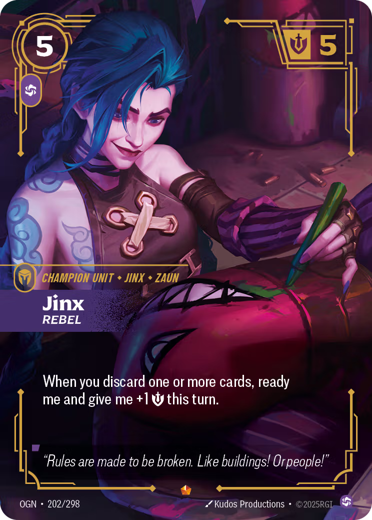 202/298 Jinx, Rebel - Epic - Origins
