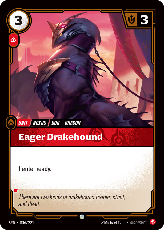 006/221 Eager Drakehound - Common - Spiritforged