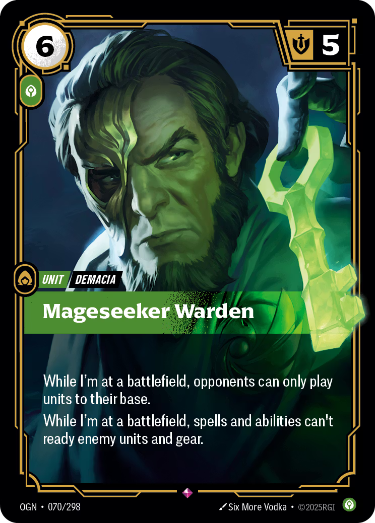 070/298 Mageseeker Warden - Rare - Origins