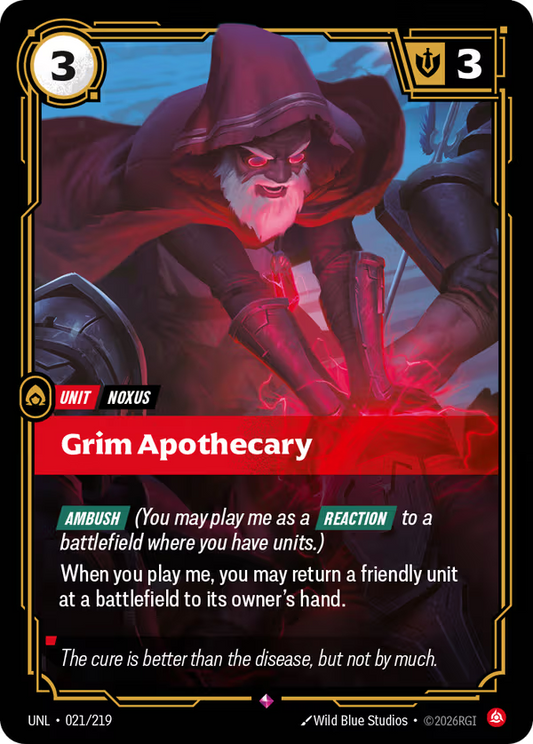 021/219 Grim Apothecary - Rare - Unleashed