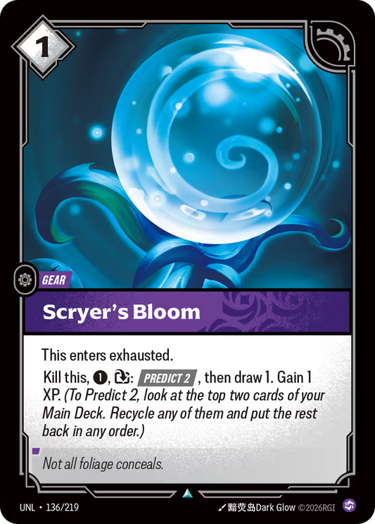 136/219 Scryer's Bloom - Uncommon - Unleashed