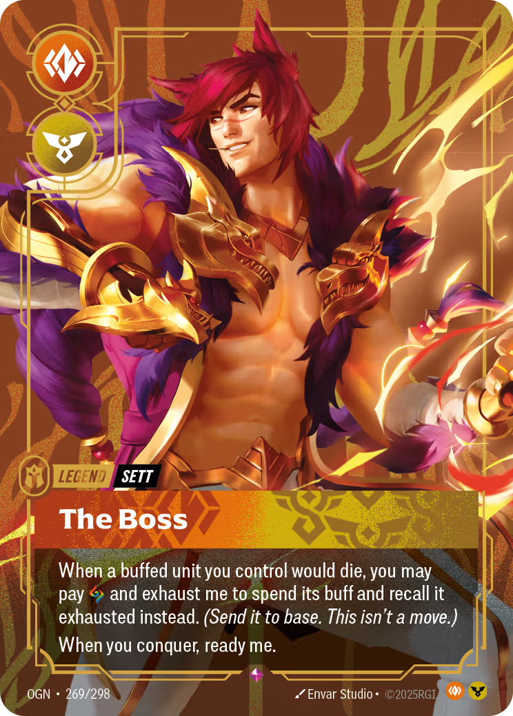 269/298 Sett - The Boss - Legend - Origins