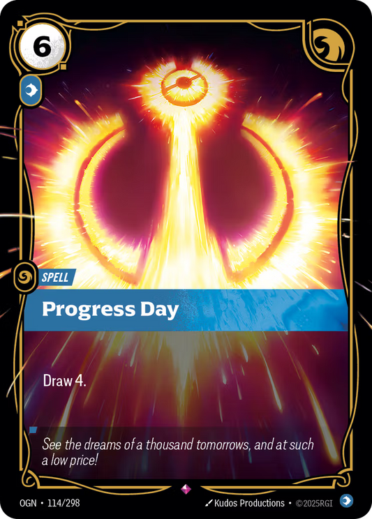 114/298 Progress Day - Rare - Origins