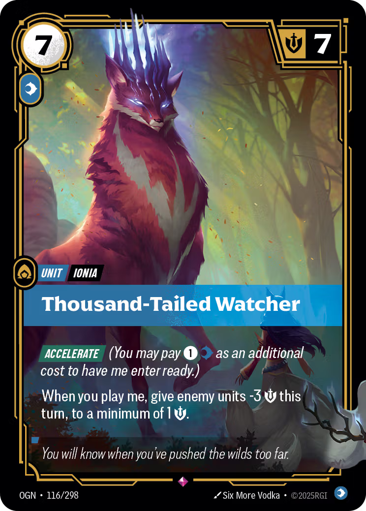 116/298 Thousand-Tailed Watcher - Rare - Origins
